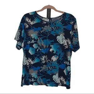 Swimsuits for all floral Swim top Sz 18/20